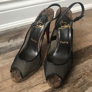 Christian Louboutin mesh shoes